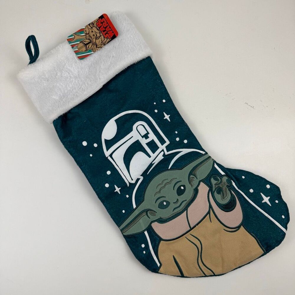 Star Wars Grogu Mandalorian Christmas Stocki Kurt‎ Adler NWT